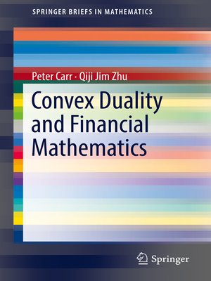 cover image of Convex Duality and Financial Mathematics